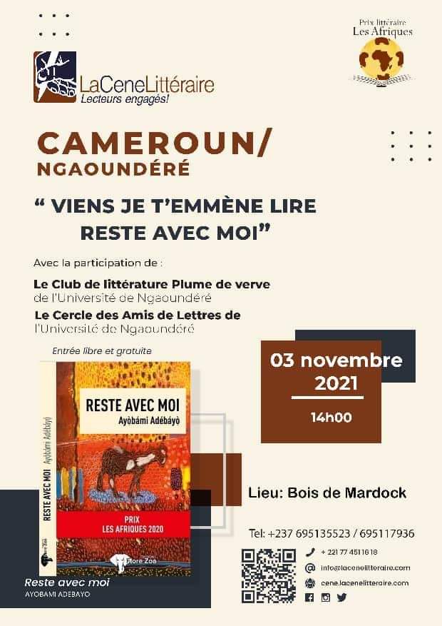 Article : CAFÉ LITTÉRAIRE AUTOUR DE   »RESTE AVEC MOI », ROMAN DE L&rsquo;ÉCRIVAINE NIGÉRIANE AYOBAMI ADEBAYO